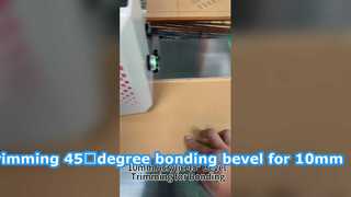 برش اریب اتصال 45 درجه برای ورق اکریلیک بزرگ 10 میلی متری.