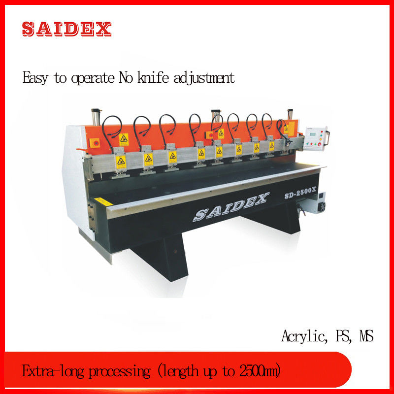 کارخانه سفارشی Sd-2500X سرعت بالا Bevel PMMA/PS افقی آکریلیک الماس لبه پولیشینگ ماشین