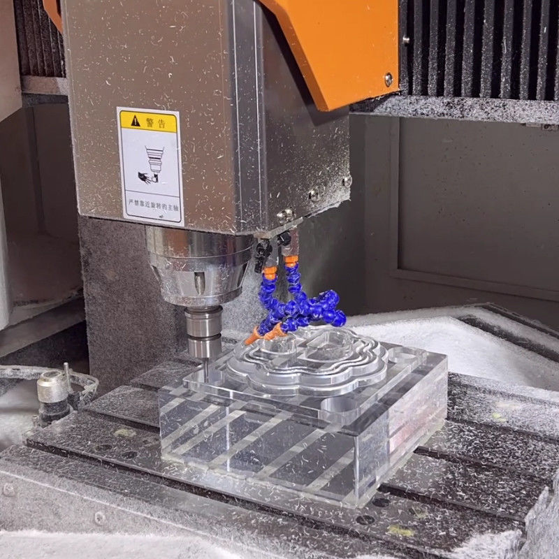 24000rpm سرعت پیچ SD650 3000kg وزن آکریلیک ماشین CNC با 400kg حداکثر بار کار ماشین پولیش فلز