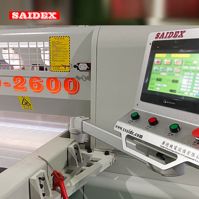 SAIDE ماشین تراش اتوماتیک برش آکریلیک با دقت بالا با طول برش 2600mm و قدرت 13KW