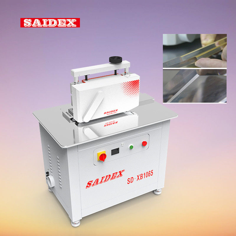 دستگاه پولیش و برش گوشه گرد آکریلیک R3 / R4 / R5 50HZ/60HZ 220V با تیغه های قابل تعویض، دستگاه پخ زنی لبه اریب 45 درجه