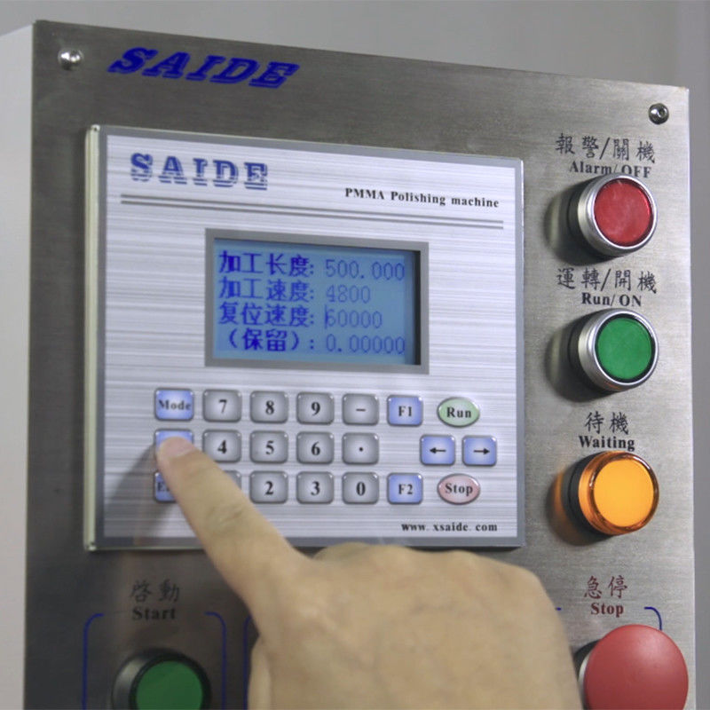 سرعت پولیش آکریلیک طرف پولیش ماشین 380V ولتاژ 6000-12000rpm سرعت