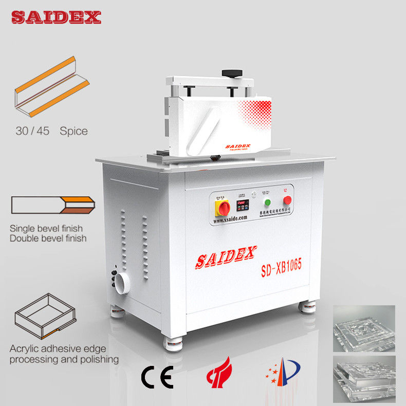 2.5kw 10A ماشین تراش آکریلیک الکتریکی طول 1000mm 250kg ماشین کوچک 45 درجه چرخدار گرد