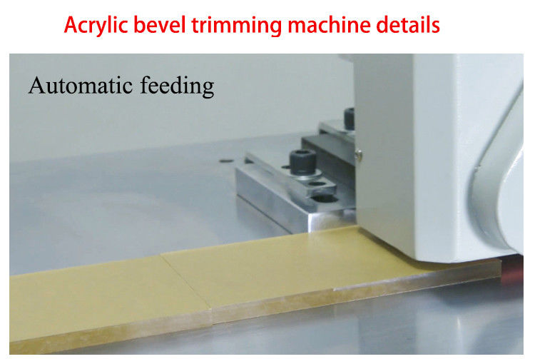 Industrial Acrylic Chamfering Machine 220V 3000W For PMMA Beveling 16mm Thickness Flat Working Board