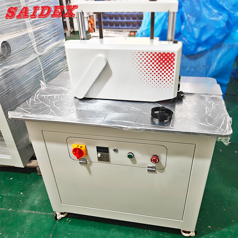 OEM 280 کیلوگرم با خنک کننده آبی 2.5 کیلووات قدرت دستگاه برش اریب اکرلیک 45 درجه دستگاه پخ زنی اکرلیک