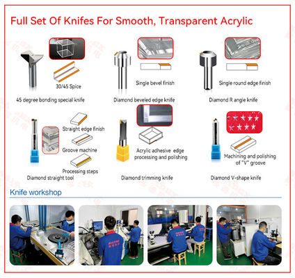 ابزار برش فرز CNC عملی برای آکریلیک صنعتی ابزار پخ زنی CNC برای آکریلیک برش با سرعت بالا
