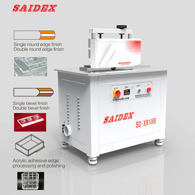 چین Saide برند تغذیه خودکار 2.5kW آکریلیک پولیشینگ ماشین برای صاف و دقیق تکمیل PMMA گرد لبه پولیشر R3 گرد گوشه آکریلیک چامفرینگ ماشین